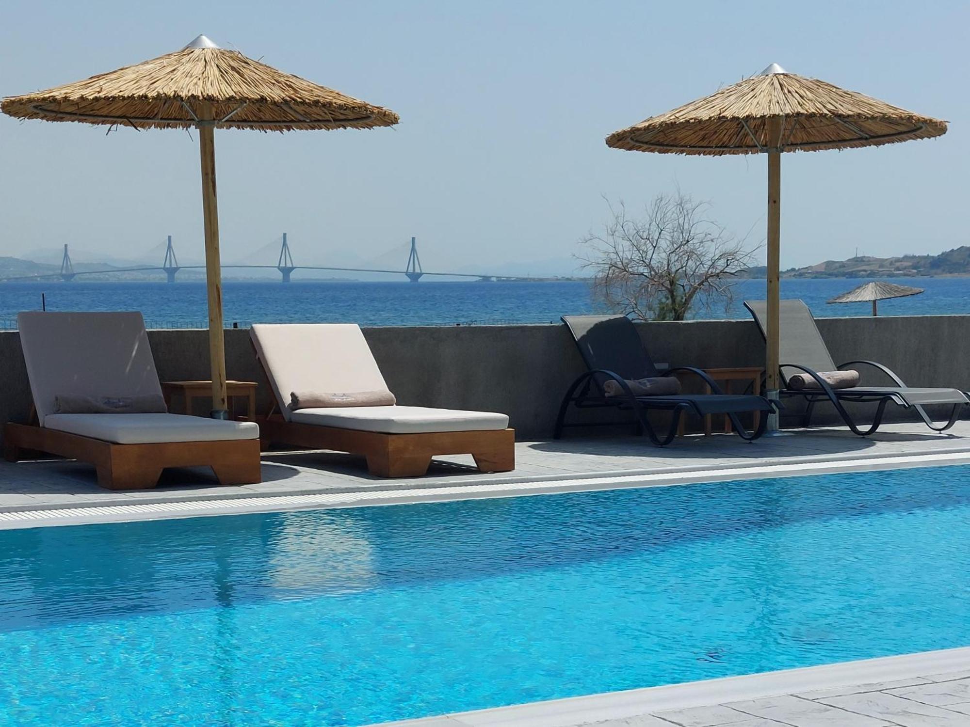 Santa Domenica Nafpaktos - Rooms And Apartments By The Sea 外观 照片