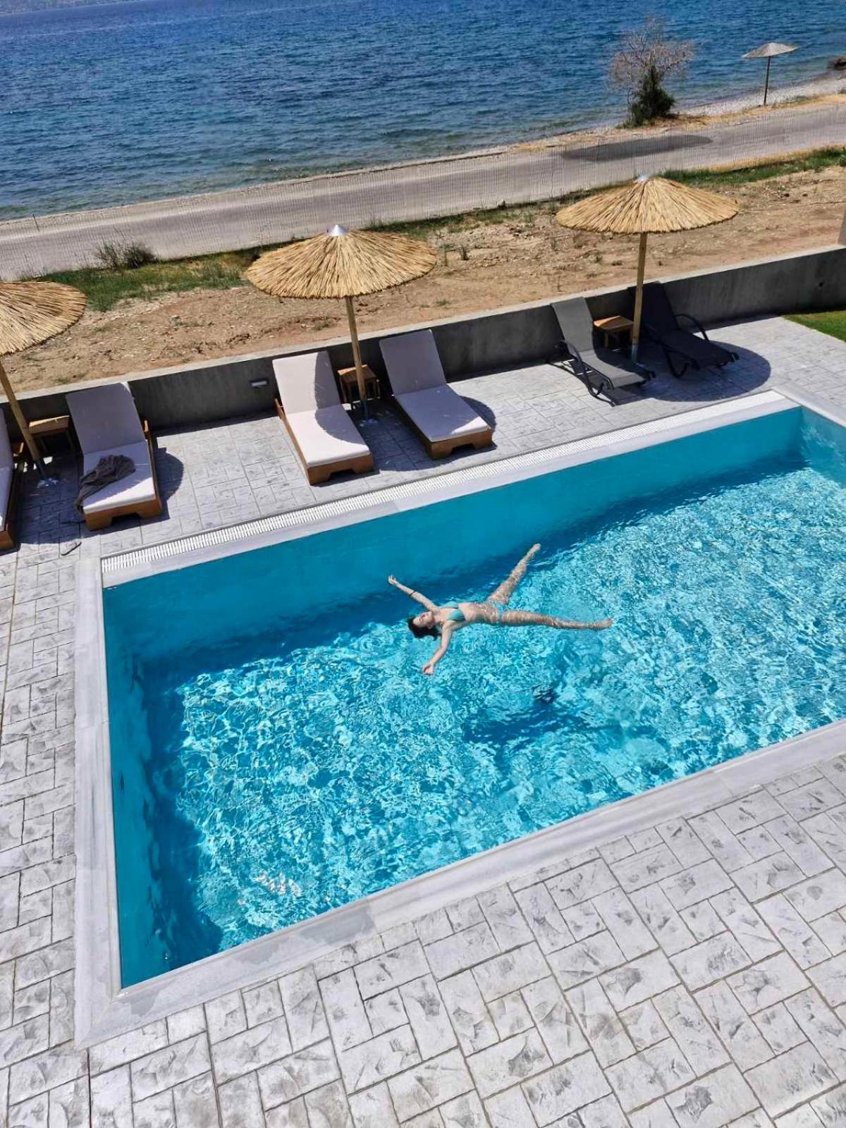 Santa Domenica Nafpaktos - Rooms And Apartments By The Sea 外观 照片